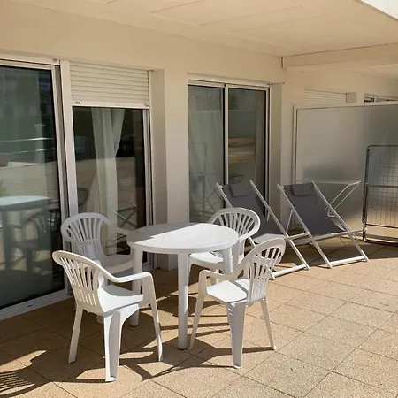T2 Terrace On The Ground Floor-pool-golf-park Apartman Ciboure